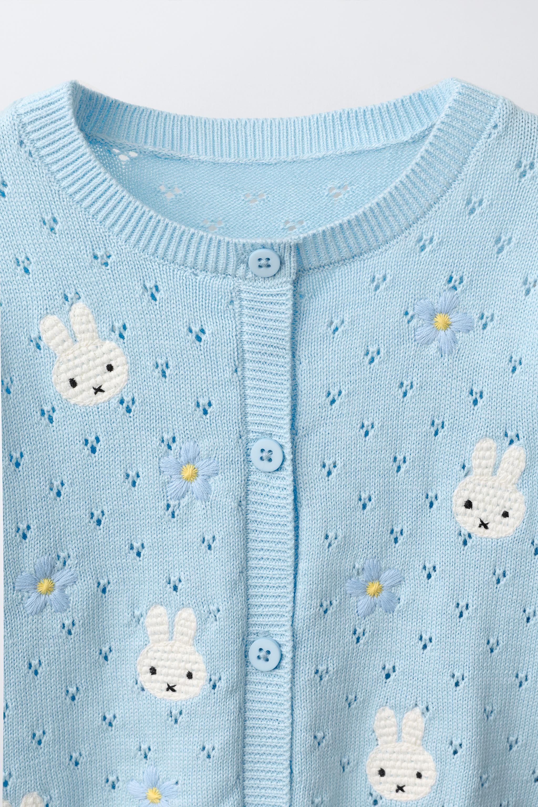 Детские кардиганы Zara MIFFY™ MERCIS BV © EMBROIDERED CARDIGAN — фото 3