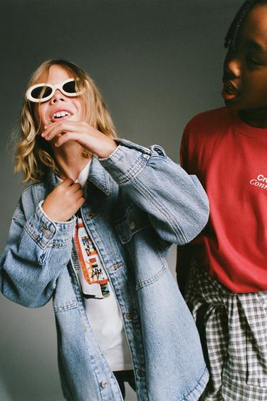 SOBRECAMISA DENIM - Azul de Zara
