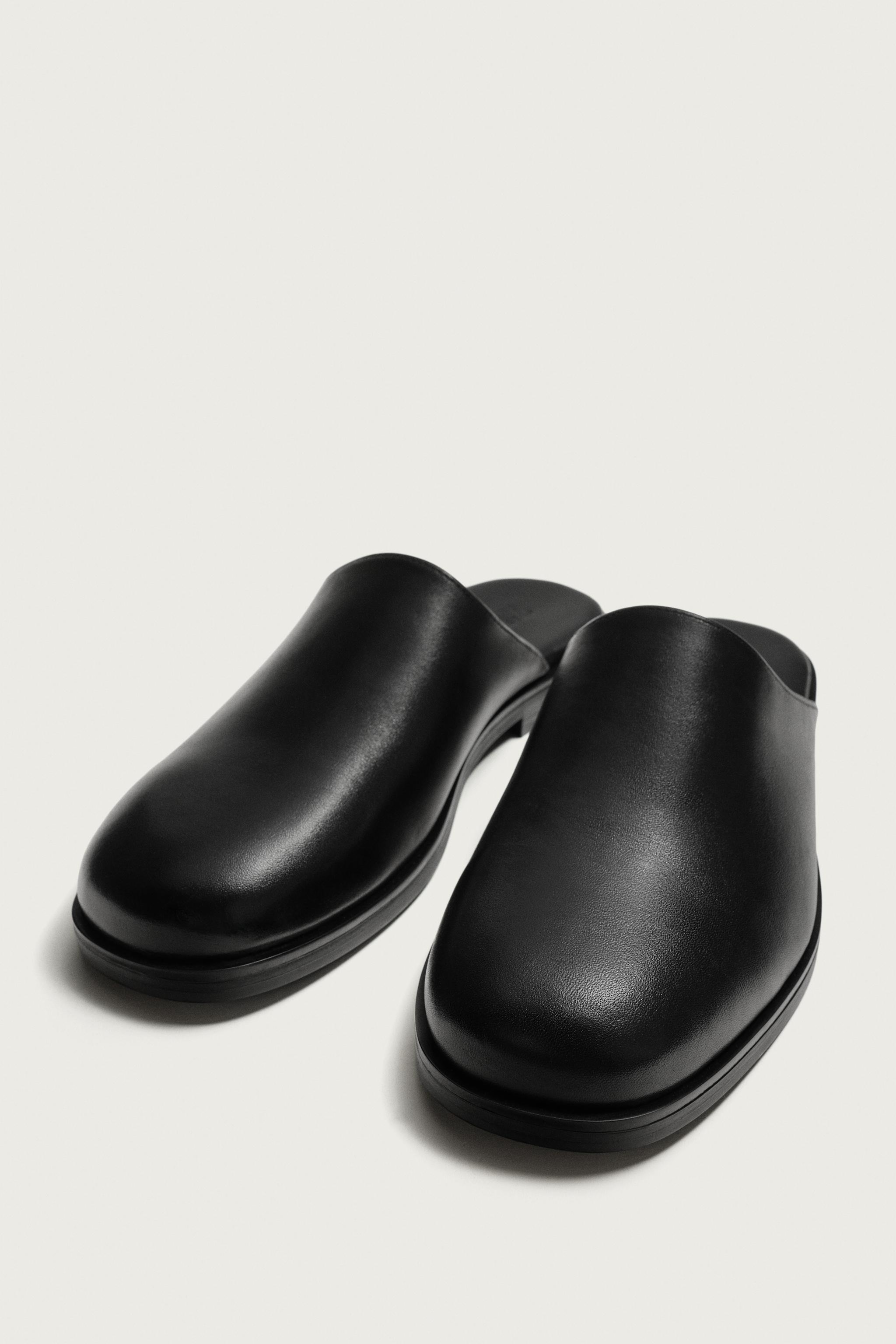 LEATHER DRESS CLOG