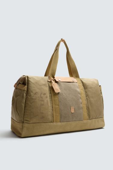 FABRIC TOTE BAG X SR_A - Sand Brown by Zara - Image 4