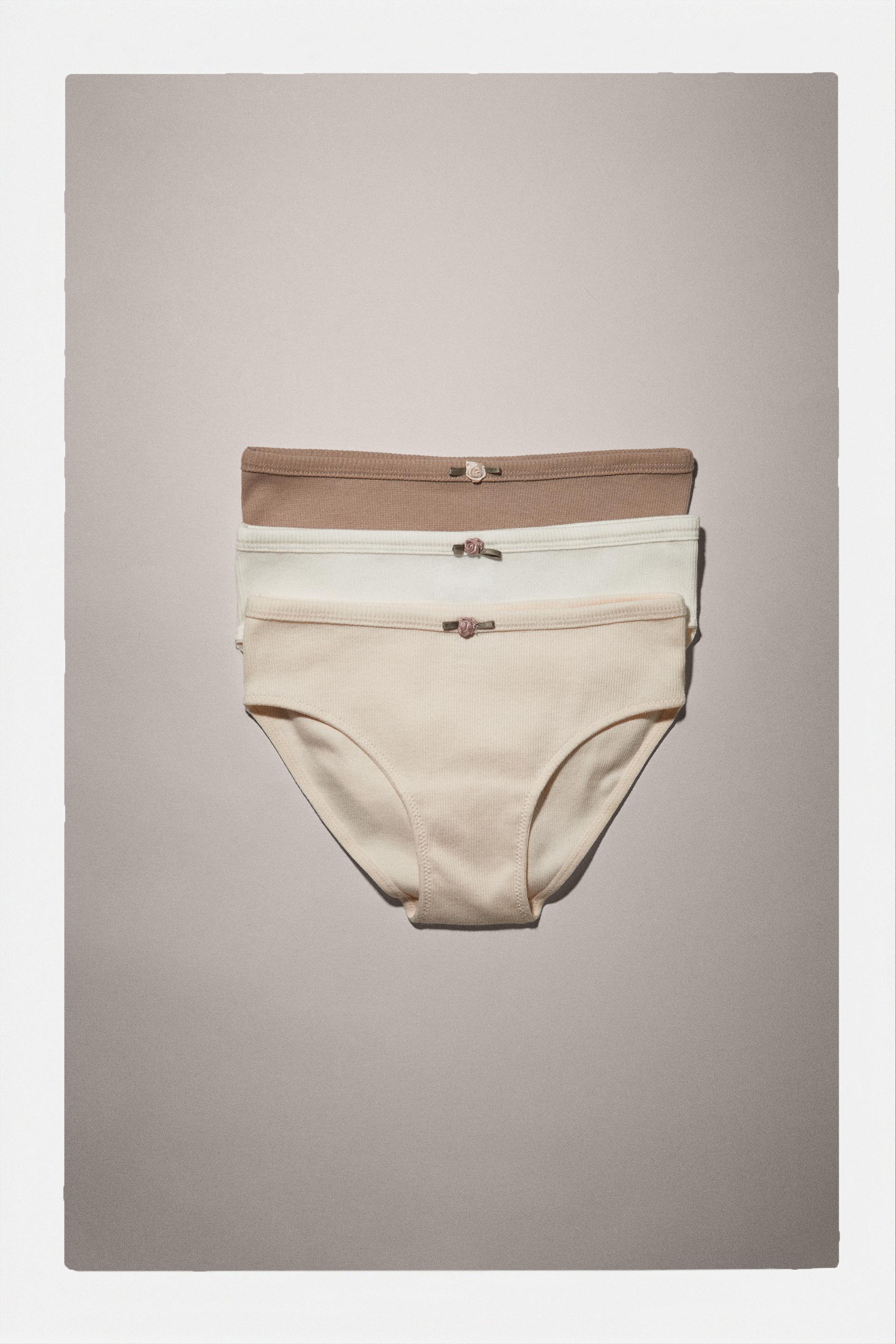 2-14 YEARS/ THREE-PACK OF RIB BOXERS - taupe brown