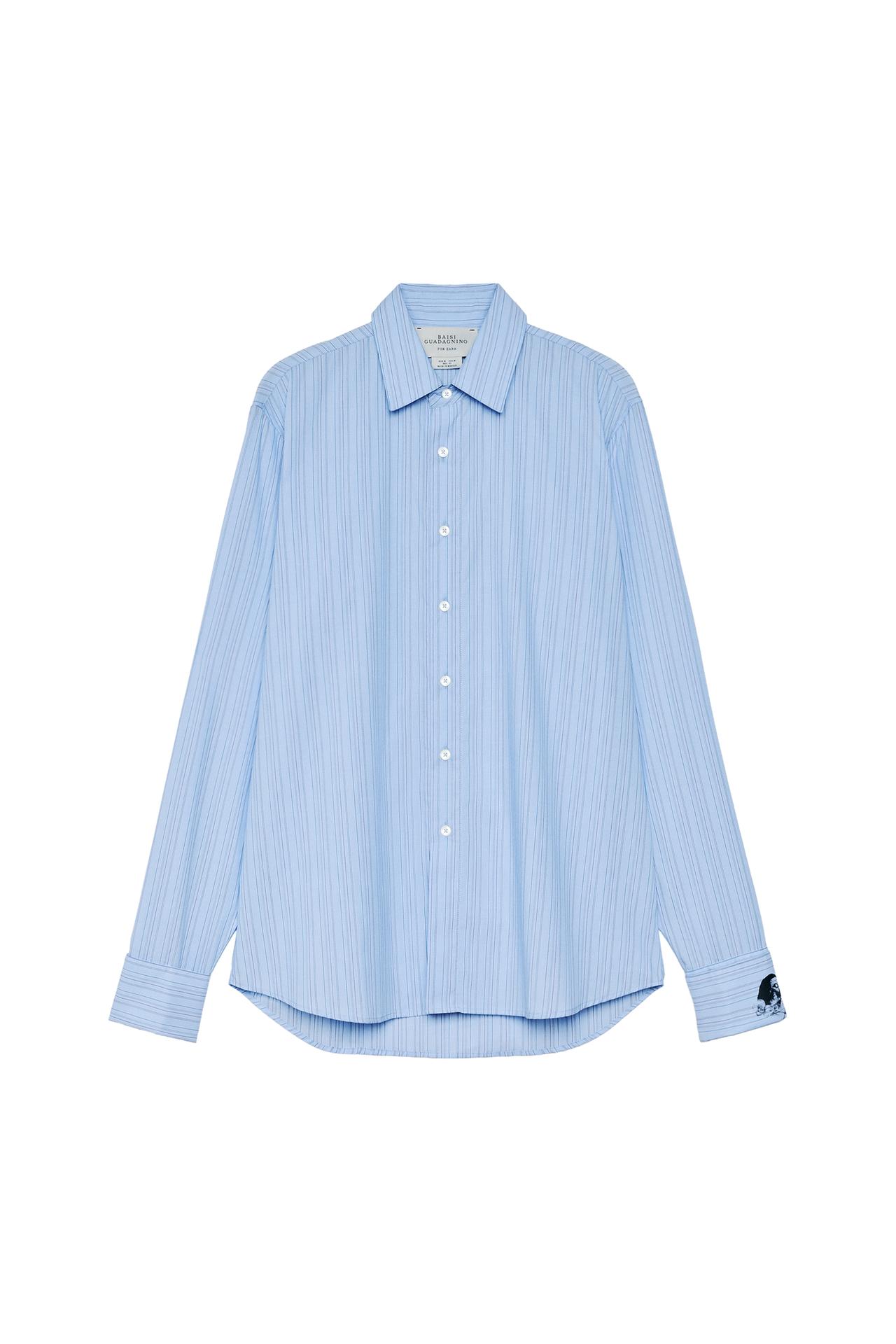 STRIPED PRINT REGULAR FIT SHIRT
