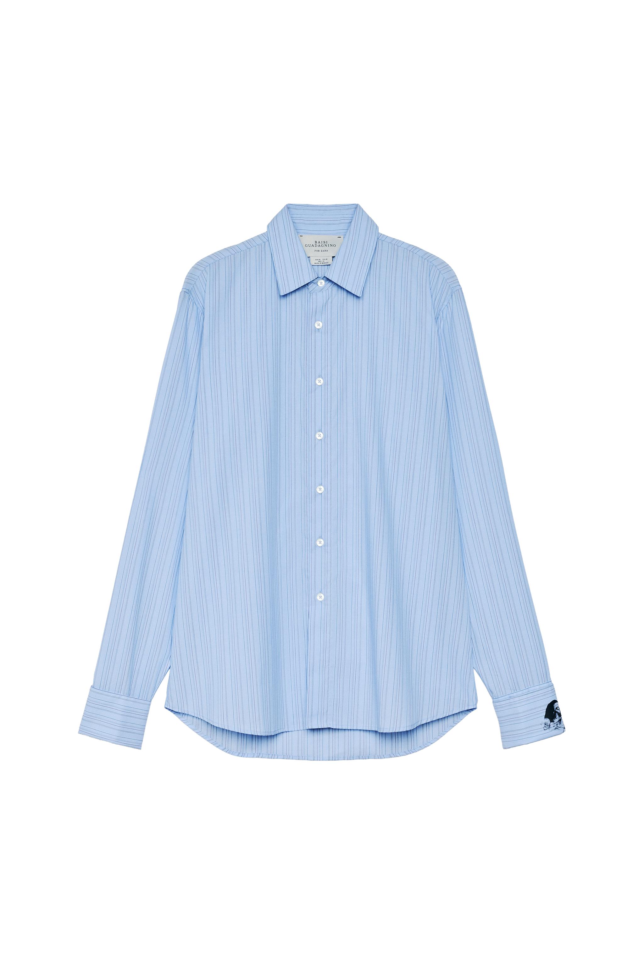 CHEMISE REGULAR FIT RAYURES IMPRIMÉ