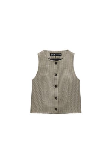 CHECK WAISTCOAT