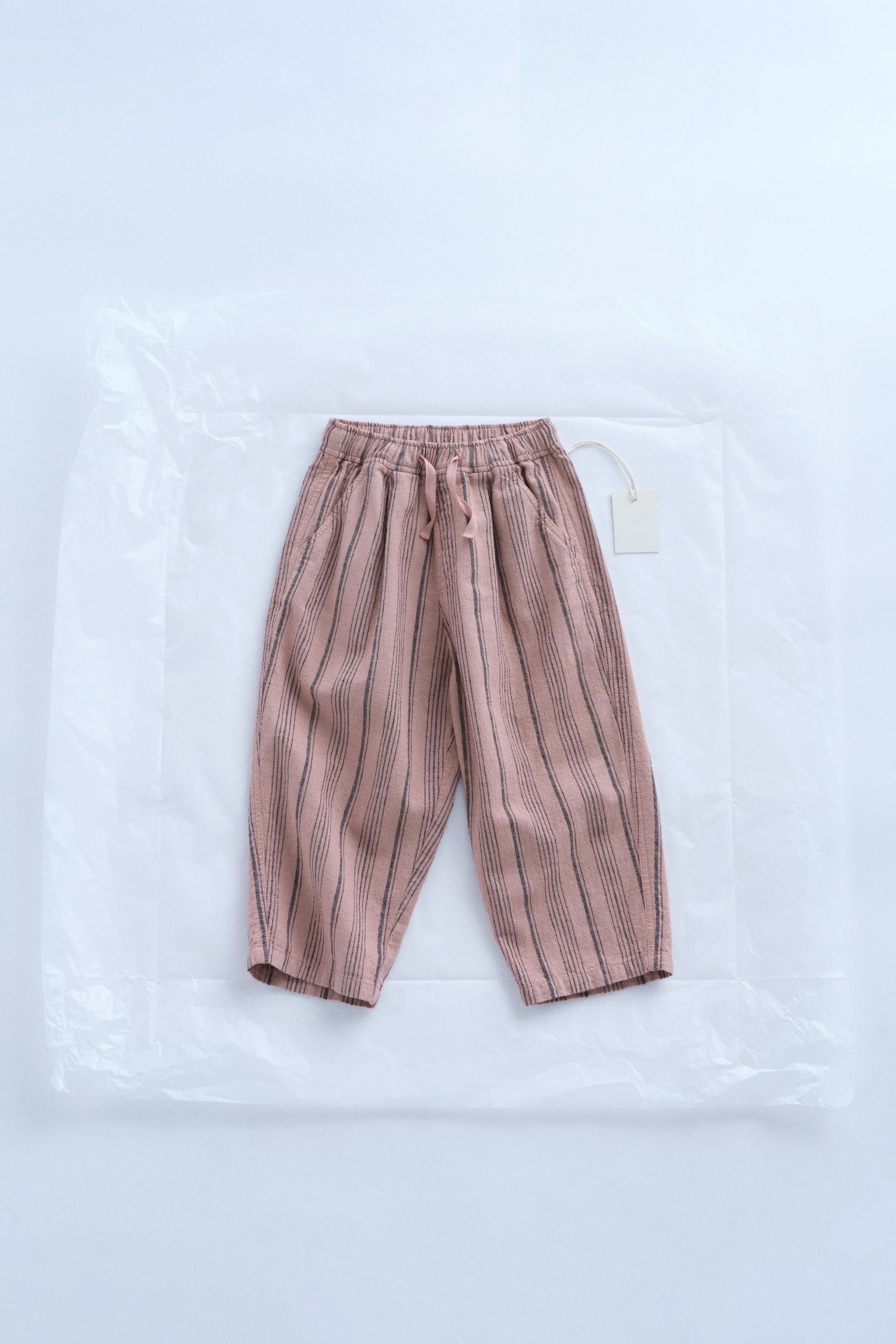 ZARA TIMELESS - STRIPED LINEN PANTS