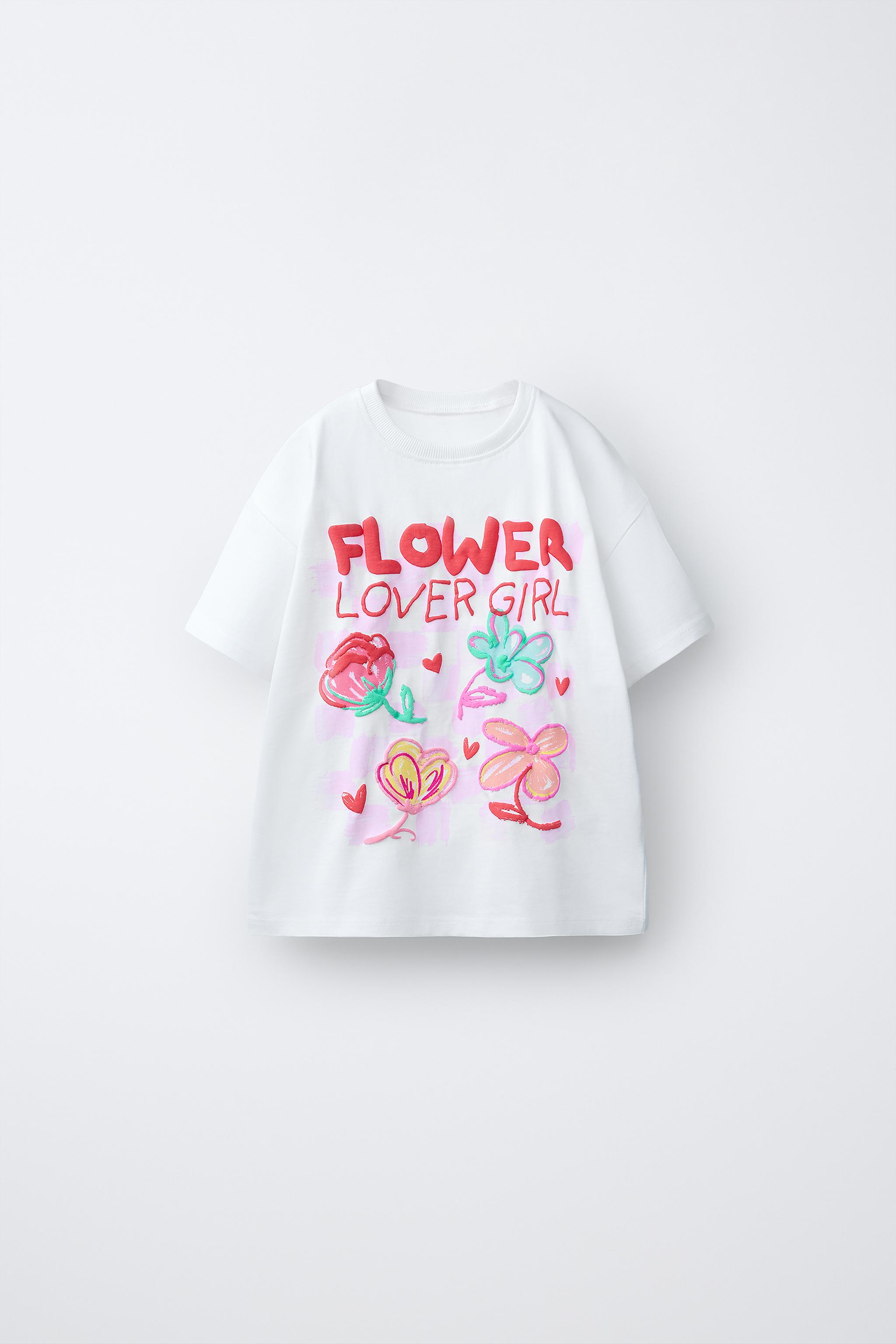 RAISED PRINT T-SHIRT - White | ZARA United States