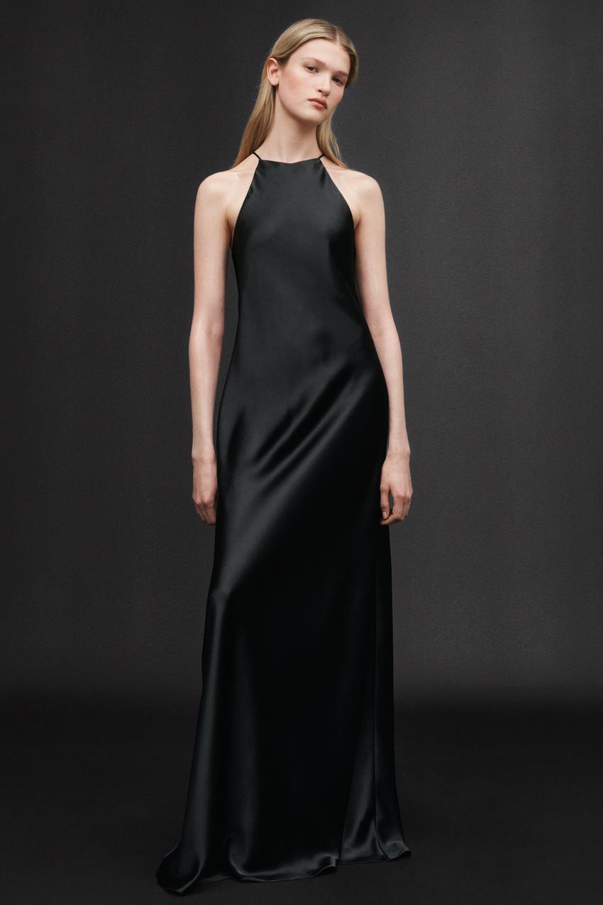 SATIN MIDI DRESS 50TH ANNIVERSARY - Black | ZARA South Africa SATIN MIDI DRESS 50TH ANNIVERSARY - Black | ZARA South Africa