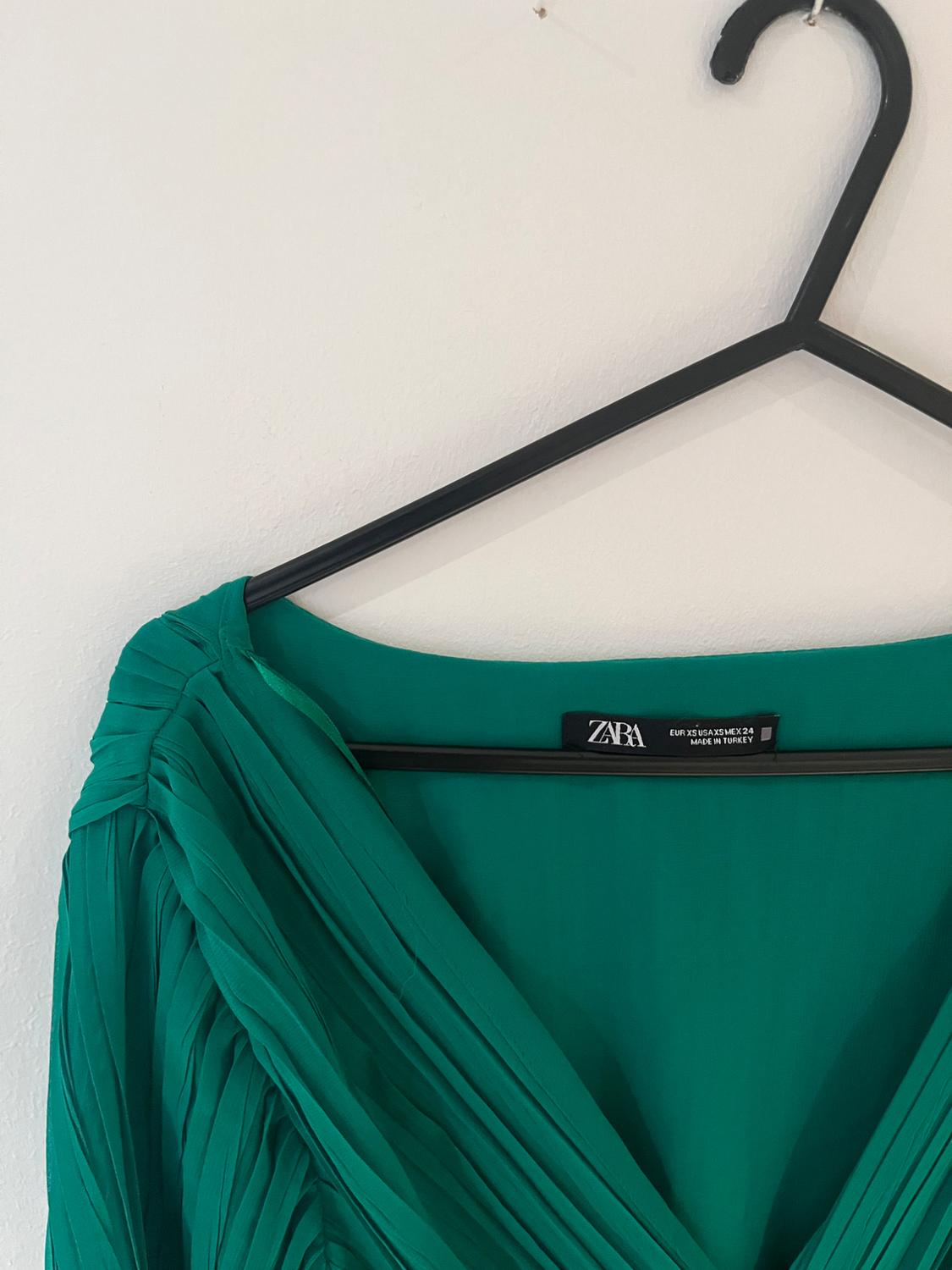 PLEATED MIDI DRESS - Image 2