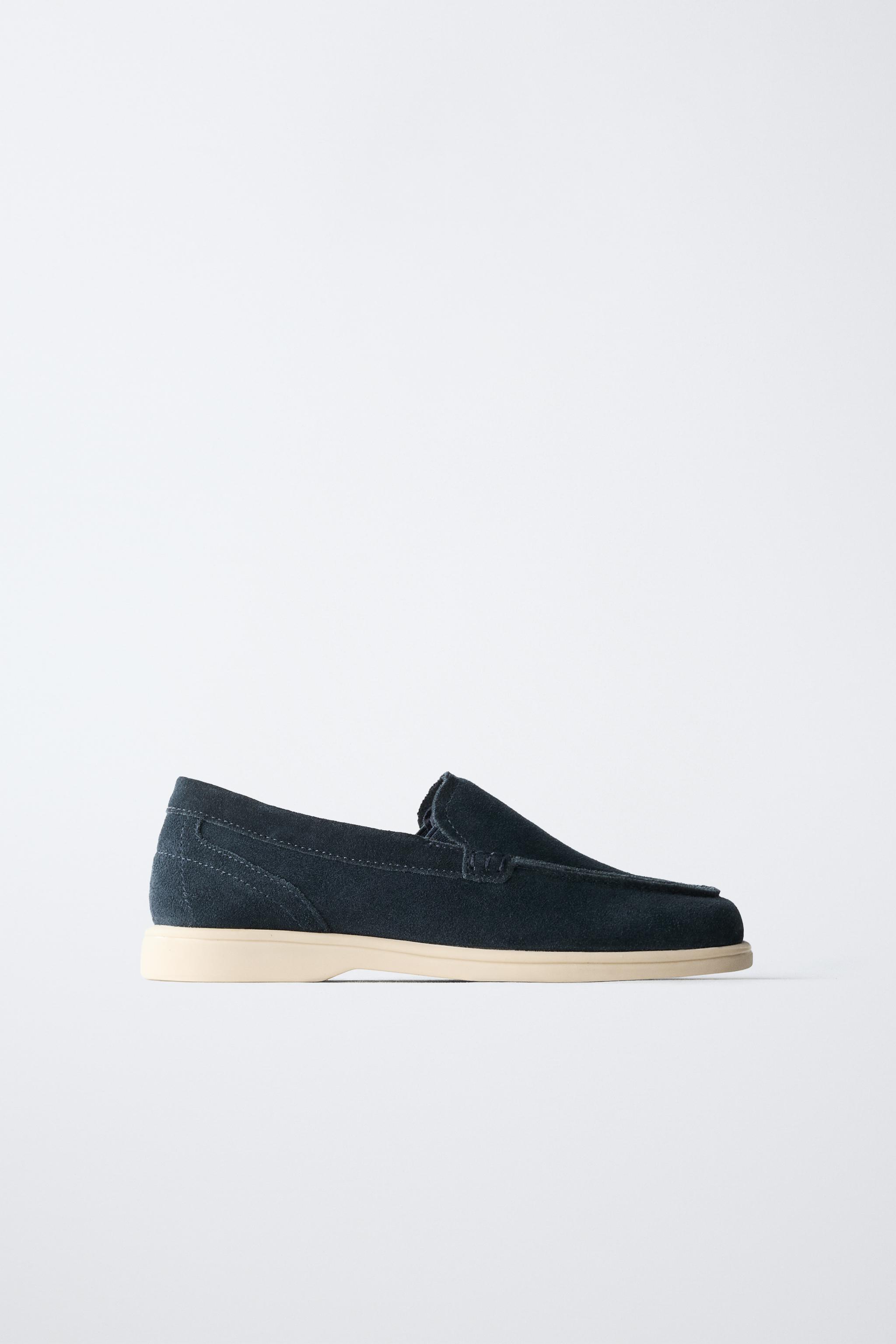 スプリットスエードスニーカー - グレー | ZARA Japan / 日本