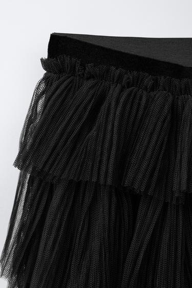 JUPE EN TULLE - Noir de Zara - Image 2