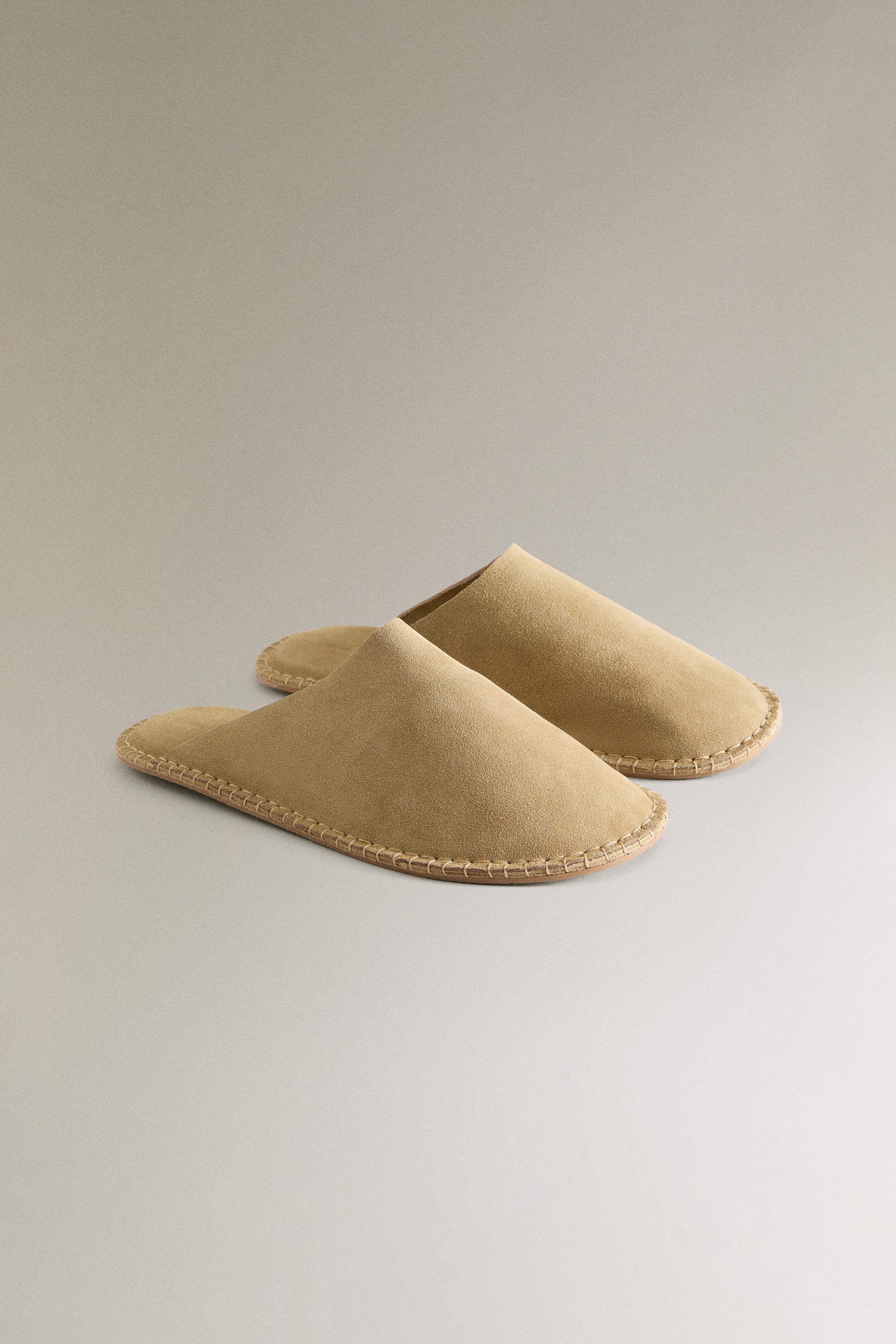 CHAUSSONS CUIR SURPIQÛRE