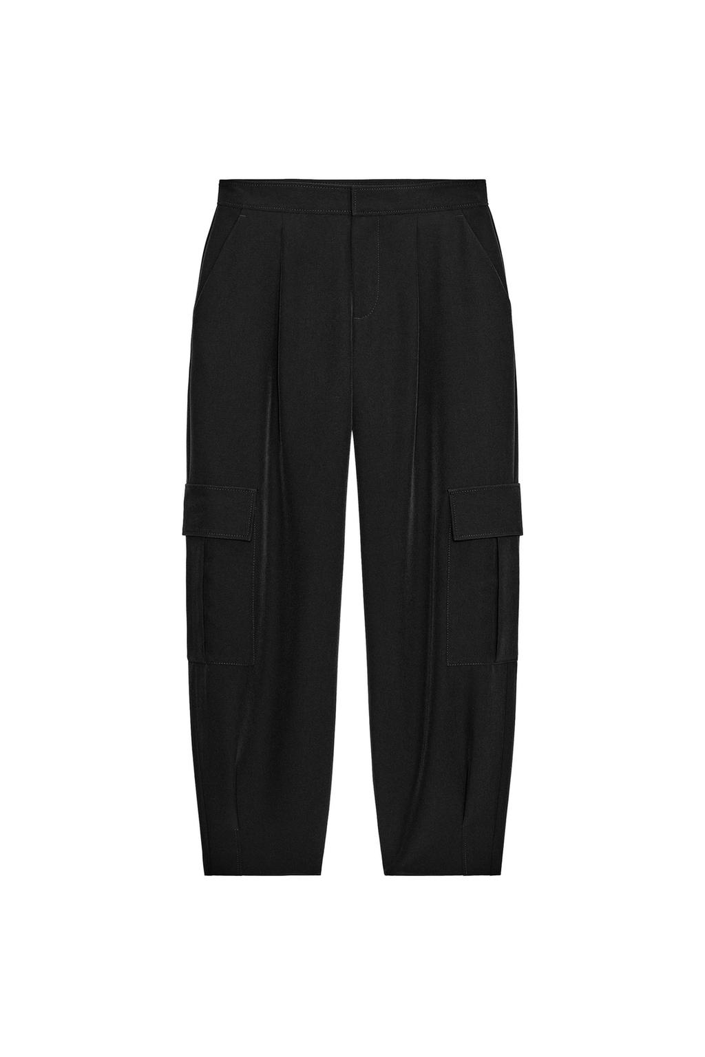 TAPERED CARGO POCKET PANTS - image 3