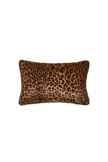 CAPA DE ALMOFADA COM ANIMAL PRINT - Leopardo da Zara