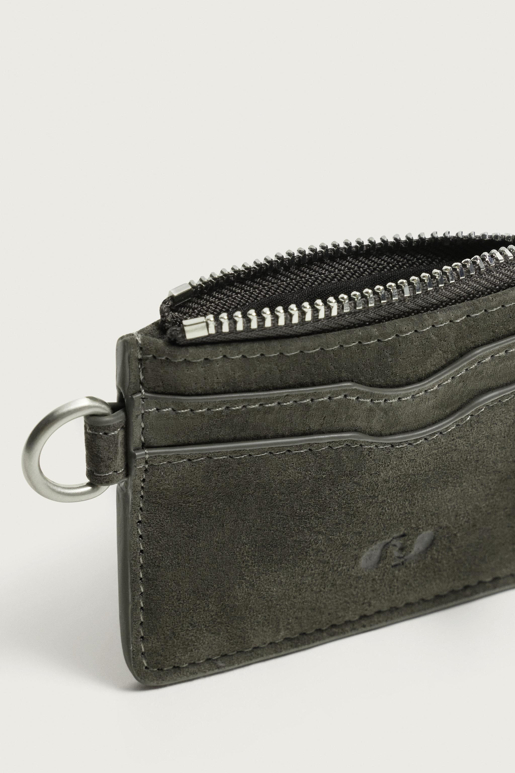 LEATHER CARDHOLDER COIN PURSE