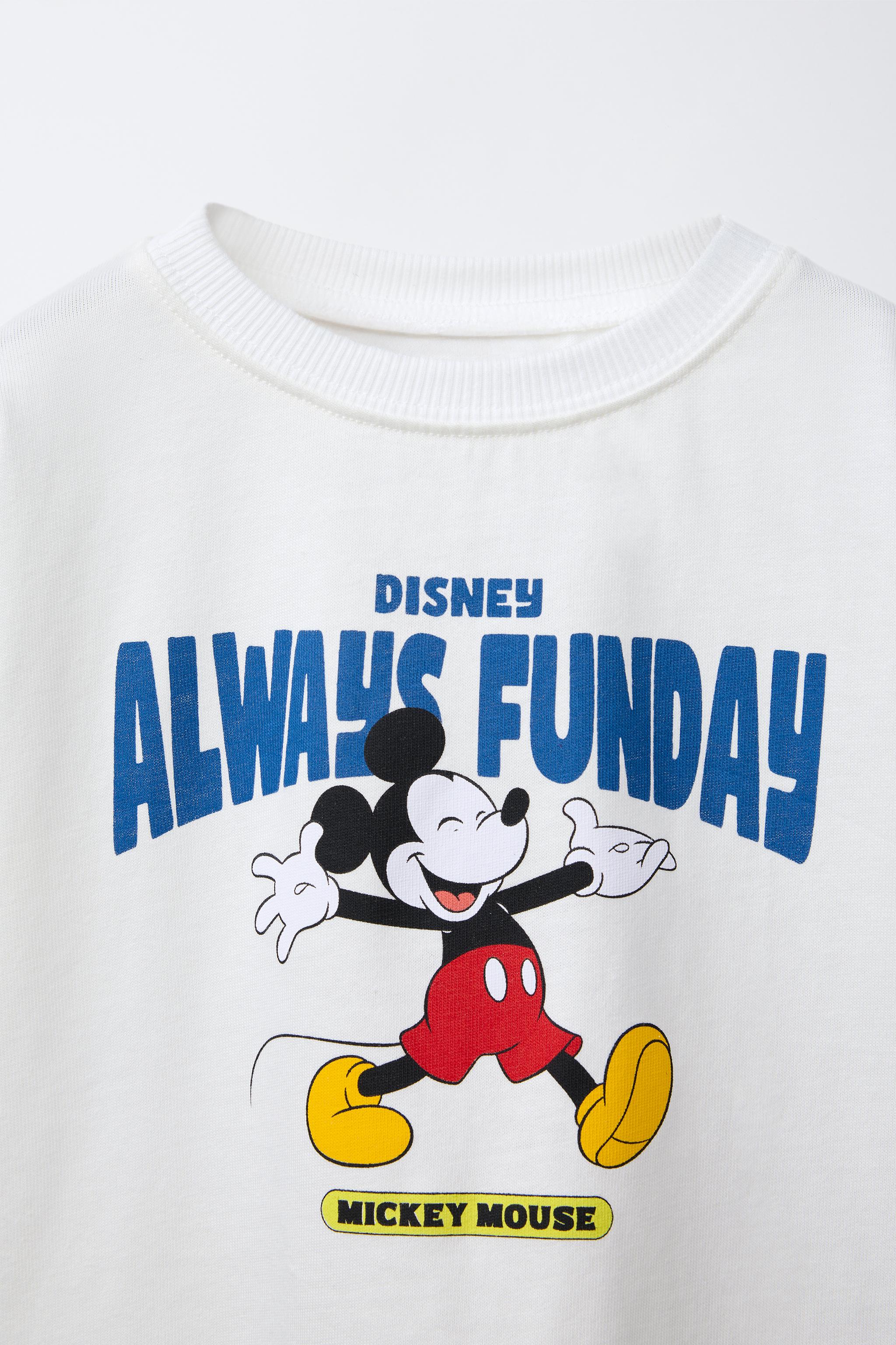 ミッキーマウス © DISNEY Tシャツ - ホワイト | ZARA Japan / 日本