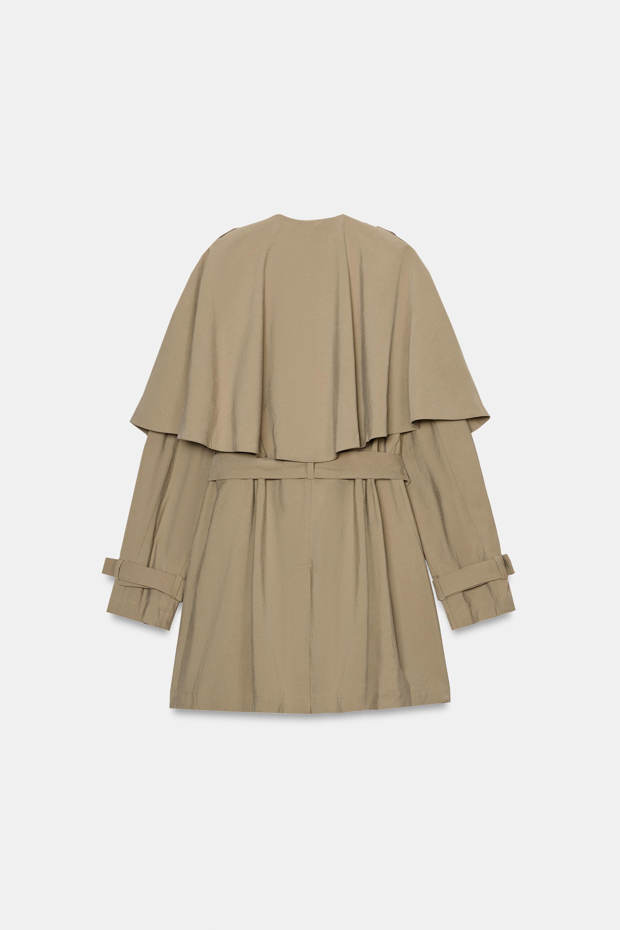 ZW COLLECTION FLOWY SHORT TRENCH