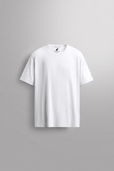 تيشرت تدريب تقني - أبيض الخاص بـ Zara