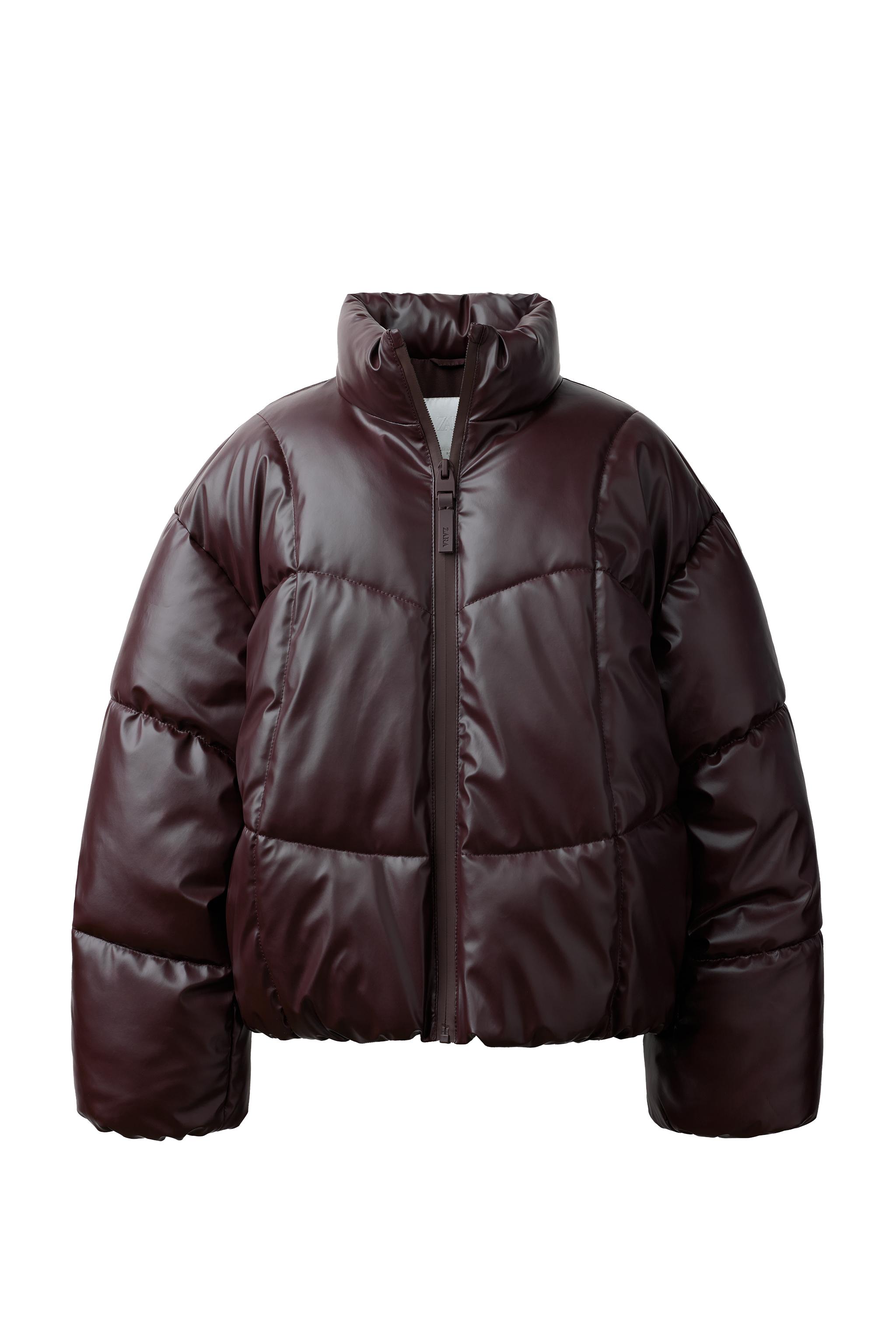 WATER-REPELLENT QUILTED SHINY JACKET - Pastel blue | ZARA United