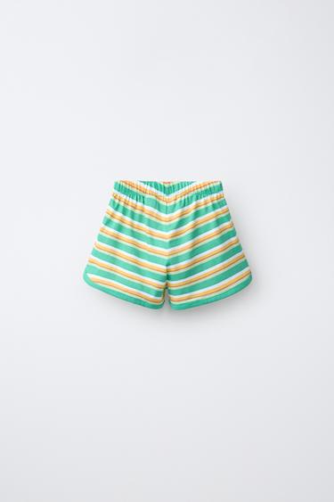 6-14 ANS/ PYJAMA HAWAI À RAYURES - Jaune de Zara - Image 4