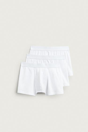 BÓXER BÁSICO PACK 3 - Blanco de Zara