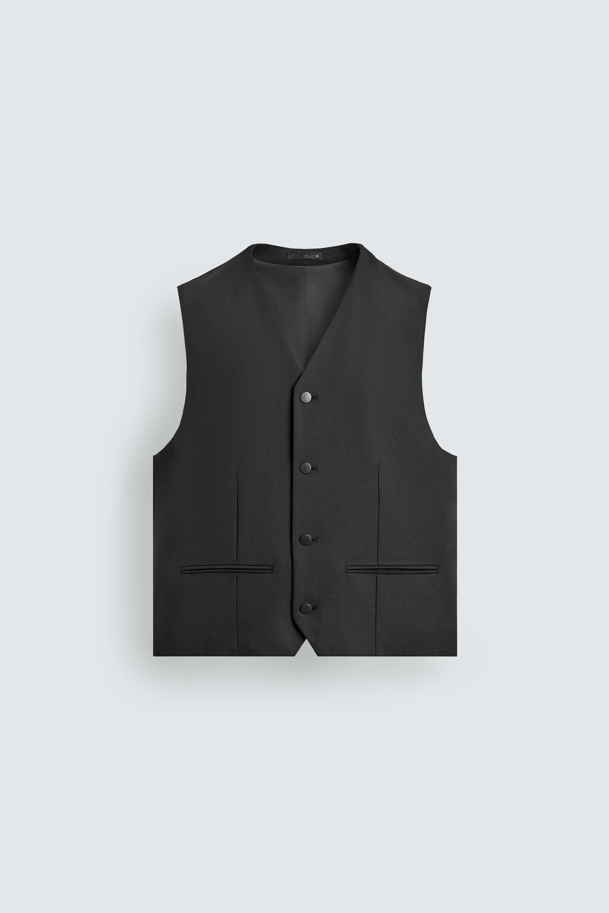 GILET STRUCTURÉ AVEC LAINE