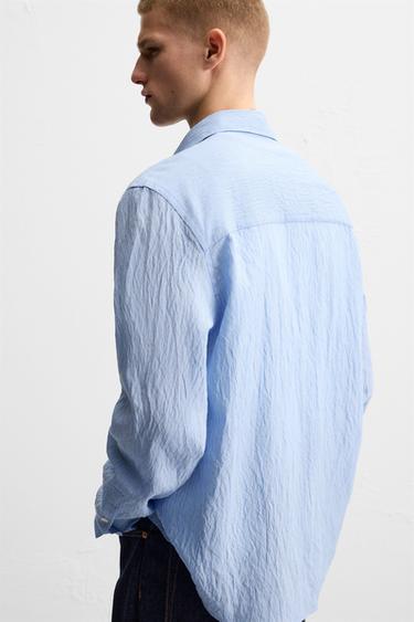 STRIPED FLOWING SHIRT - striped by Zara - Image 6
