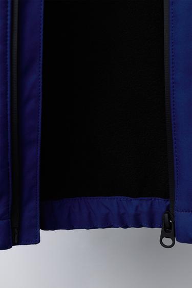 HOODED TECHNICAL JACKET - Bluish by Zara - Image 6