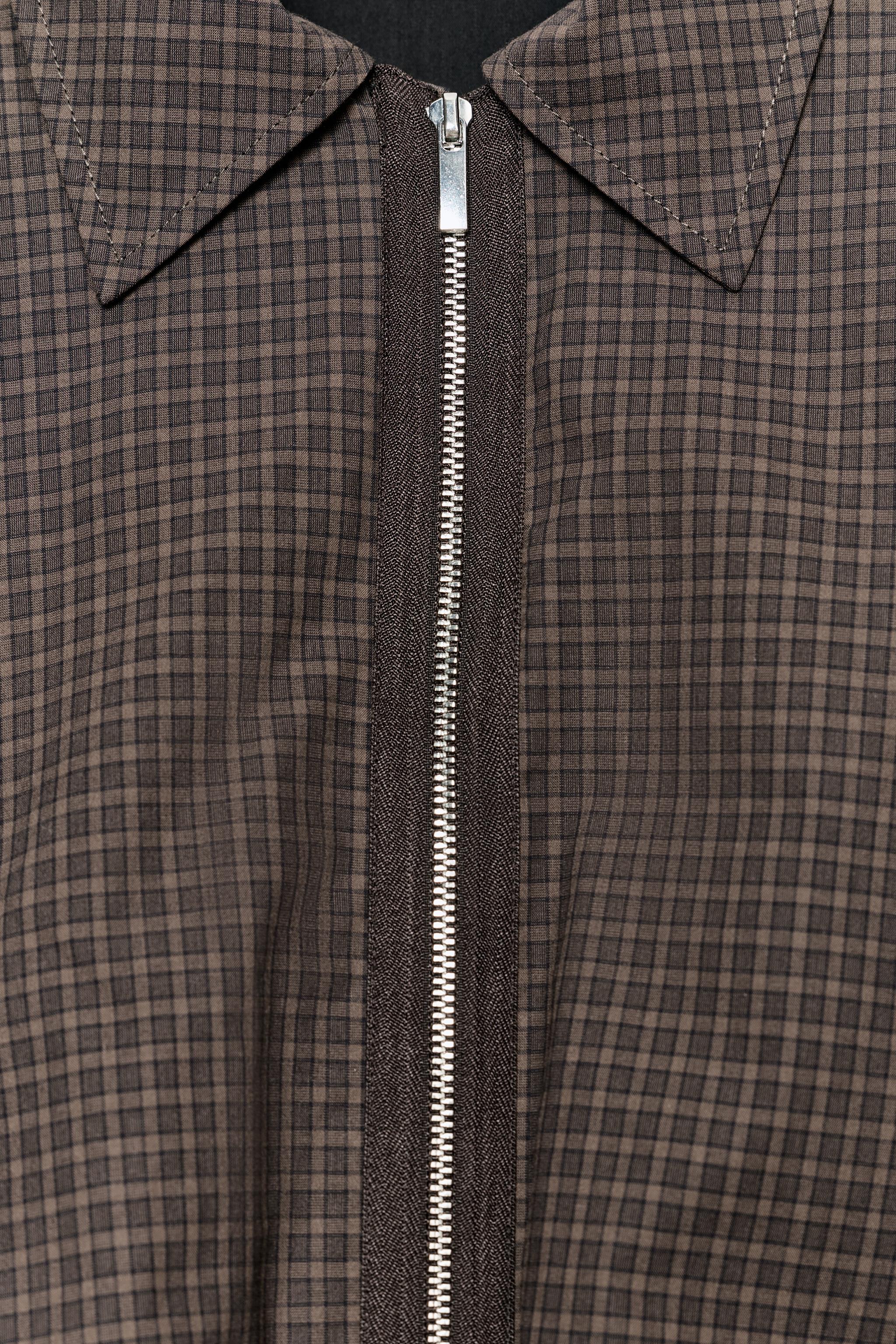 BLOUSON BOMBER À CARREAUX ZW COLLECTION