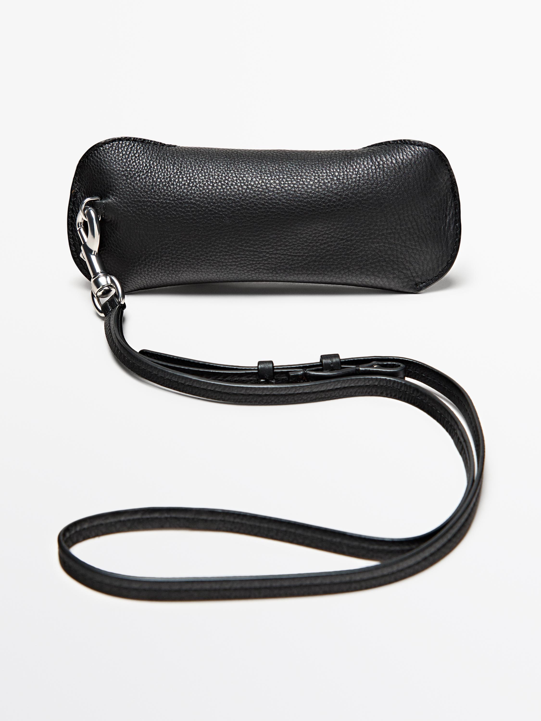 Nappa leather glasses case