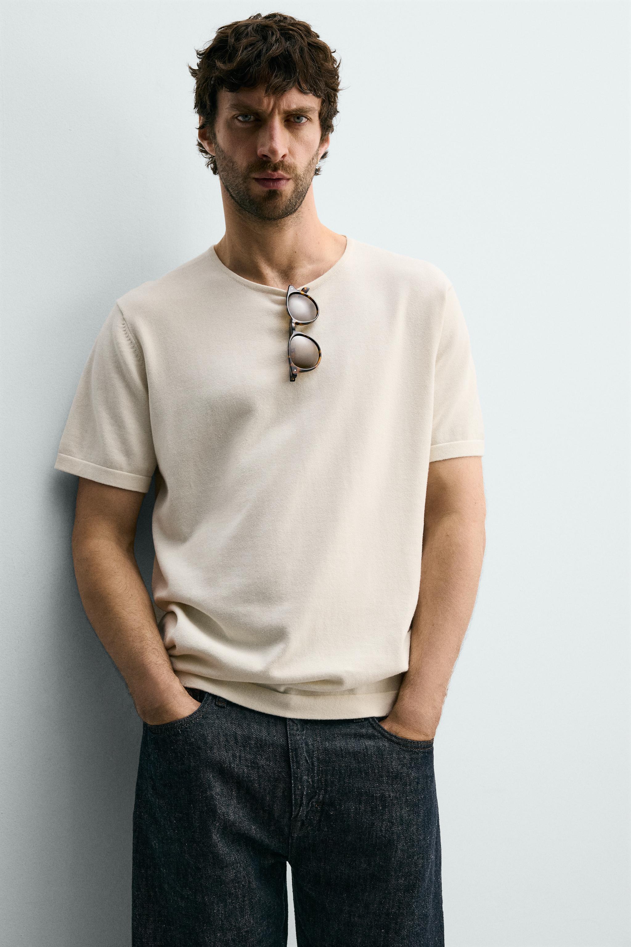 REGULAR FIT KNIT T-SHIRT