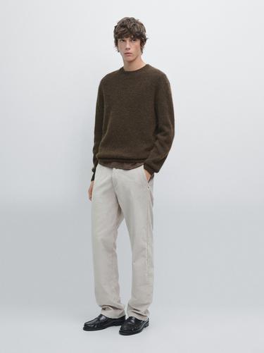Zara Knit alpaca blend crew neck sweater - 549 - Image 0
