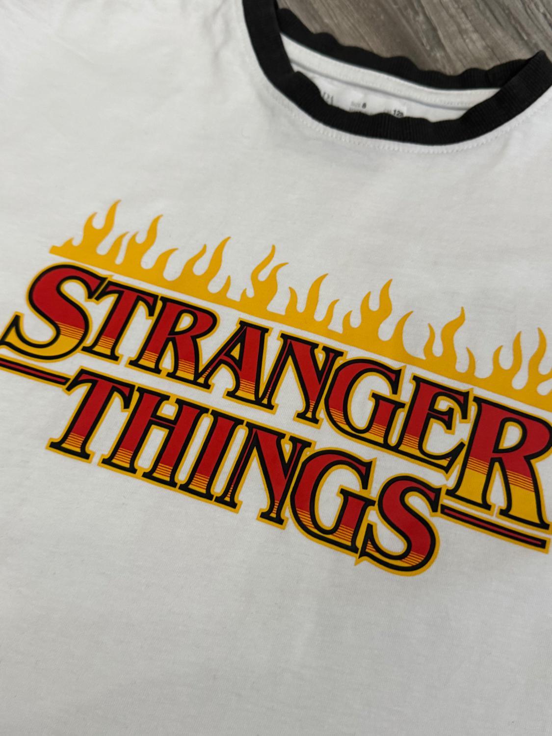 EMBOSSED STRANGER THINGS TM © NETFLIX T-SHIRT - Image 5