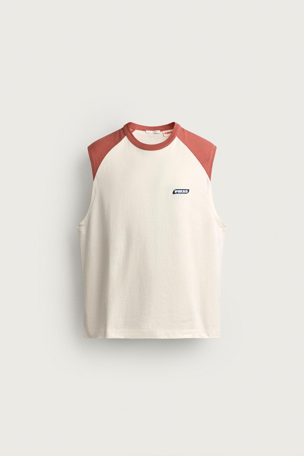 PUKAS SURF X ZARA COLOUR BLOCK TANK TOP