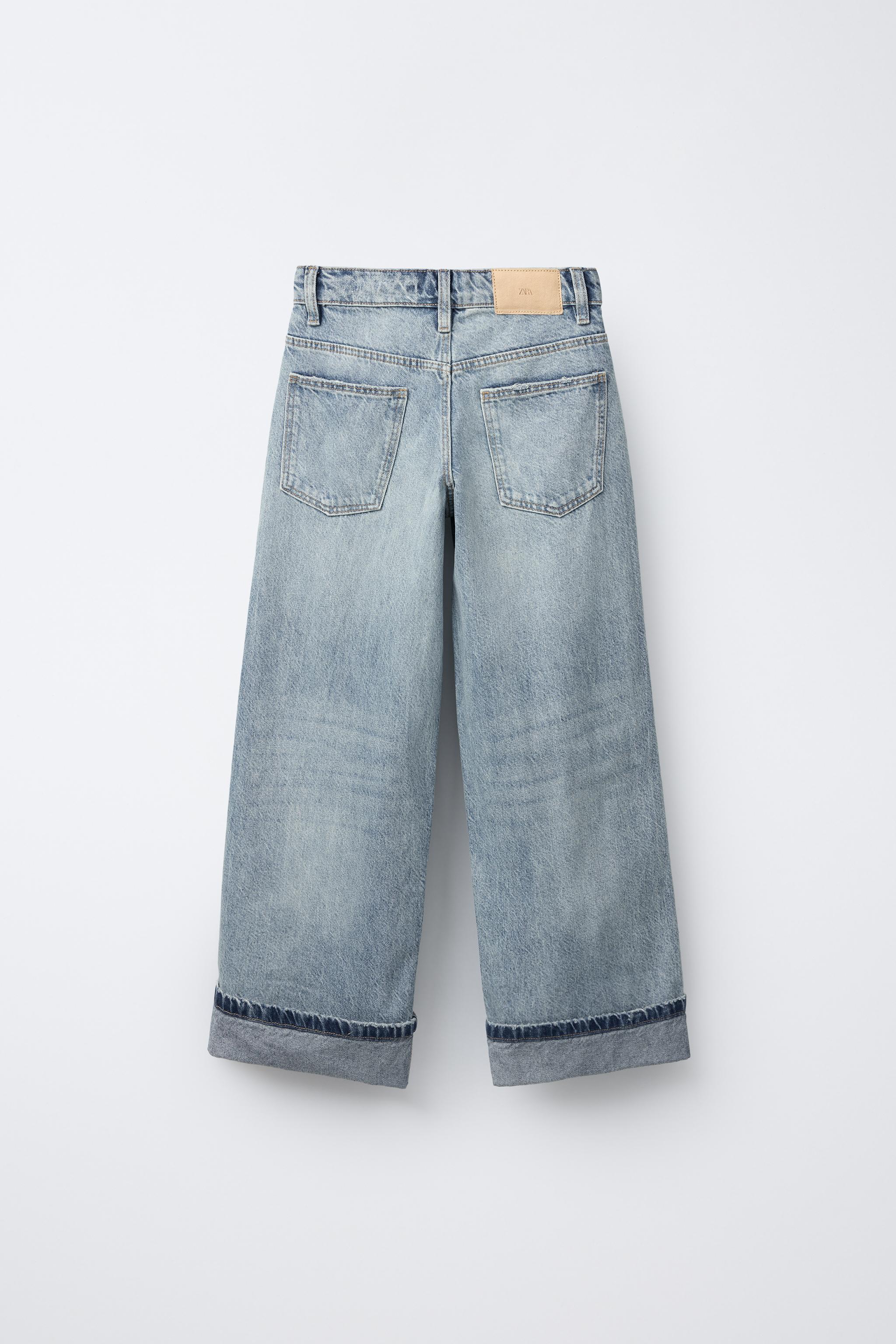 WIDE-LEG JEANS Blue ZARA South Africa