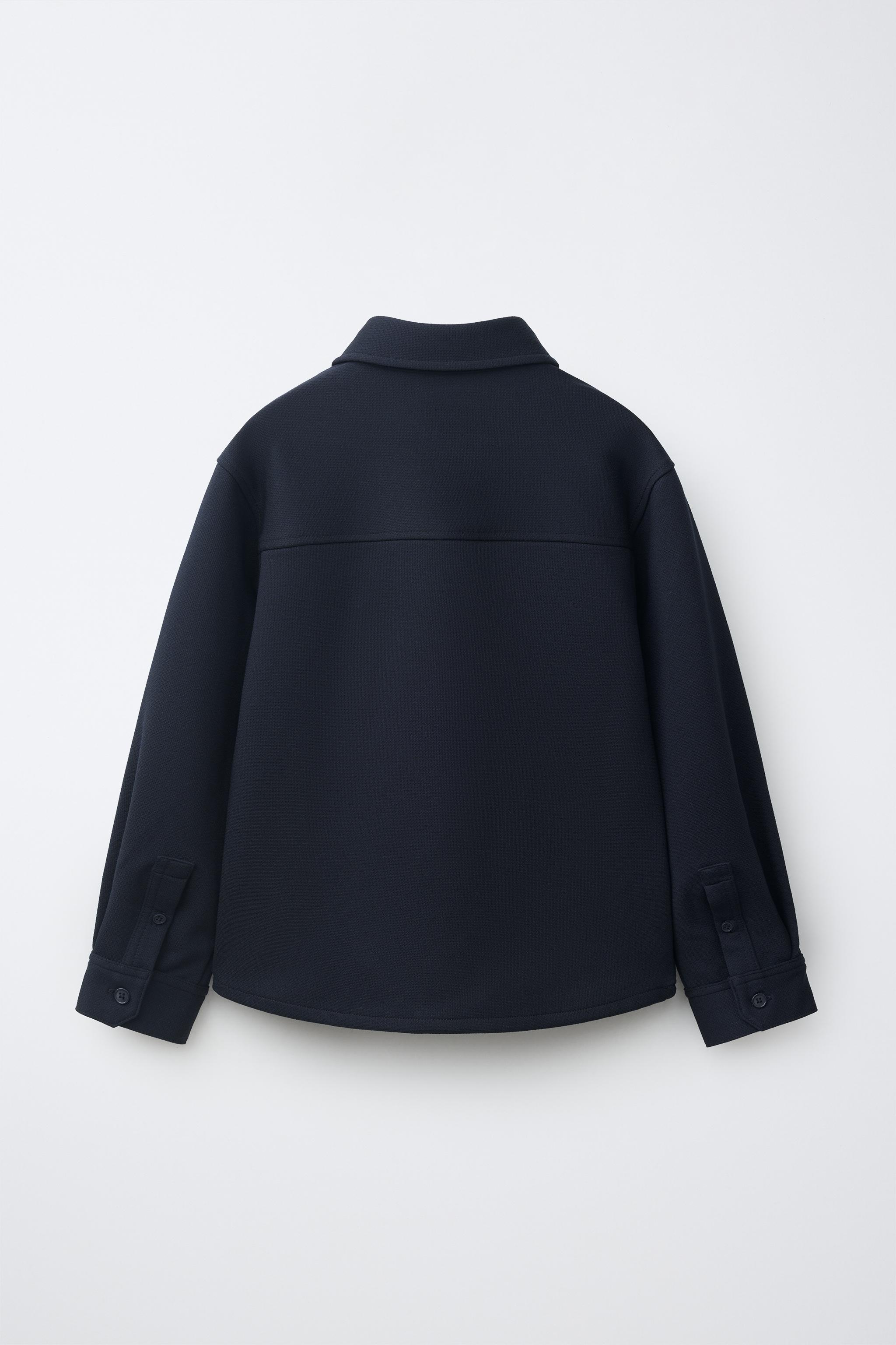 コンフォート ポケット シャツジャケット - ネイビーブルー | ZARA