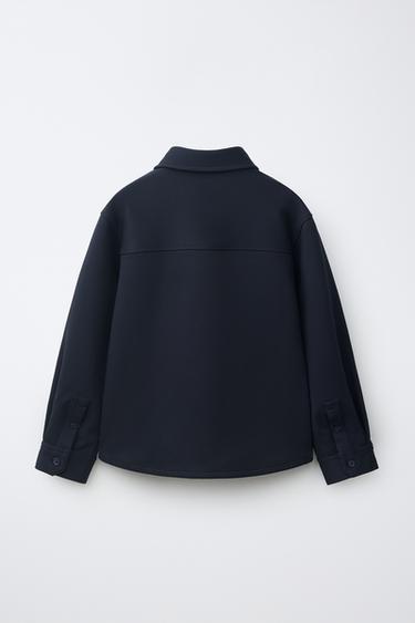 SURCHEMISE CONFORT À POCHE - Bleu marine de Zara - Image 1