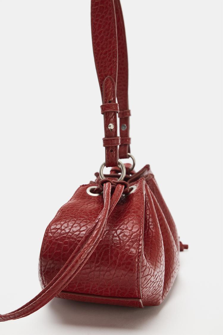 BOLSO DE HOMBRO ALARGADO FRUNCIDO 5