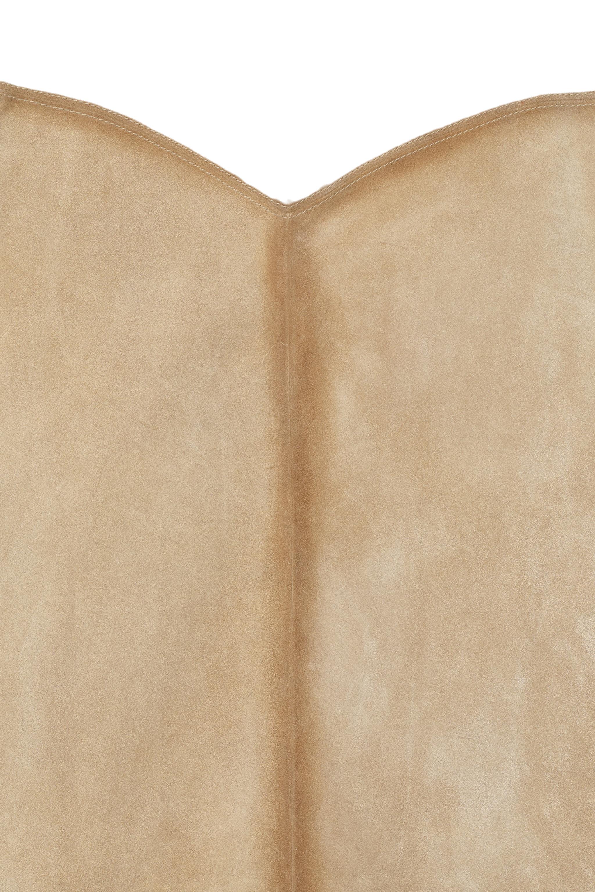 Zara REGULAR FIT SUEDE LEATHER OVERSHIRT — фото 6