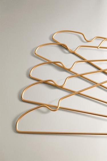 CINTRE MÉTALLIQUE (PACK DE 5) - Or de Zara - Image 1
