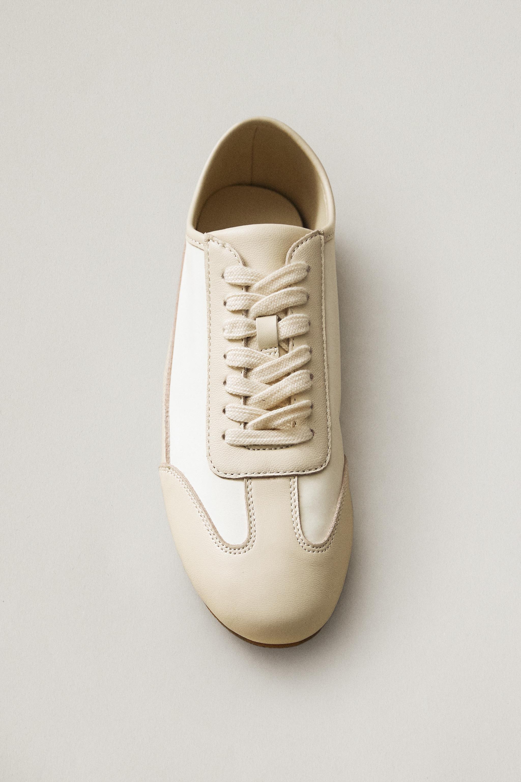 Обувь Zara LEATHER SPORTS SHOE — фото 6