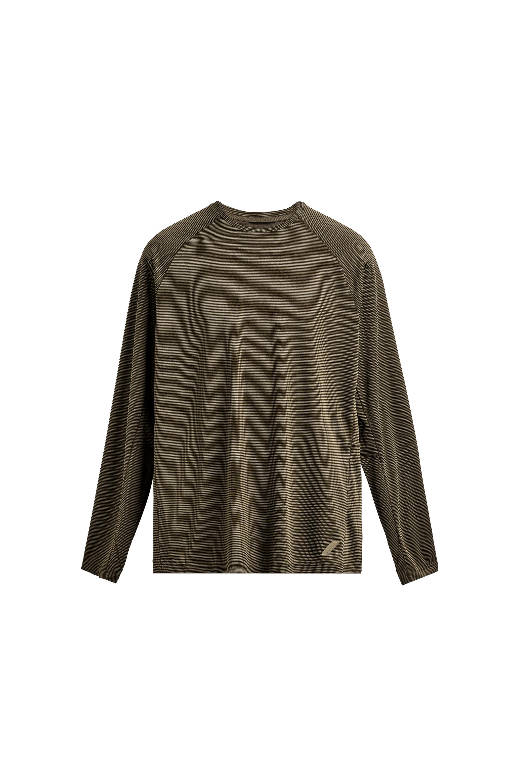 LONG SLEEVE GRAVEL TECHNICAL T-SHIRT - Mid-green | ZARA Singapore