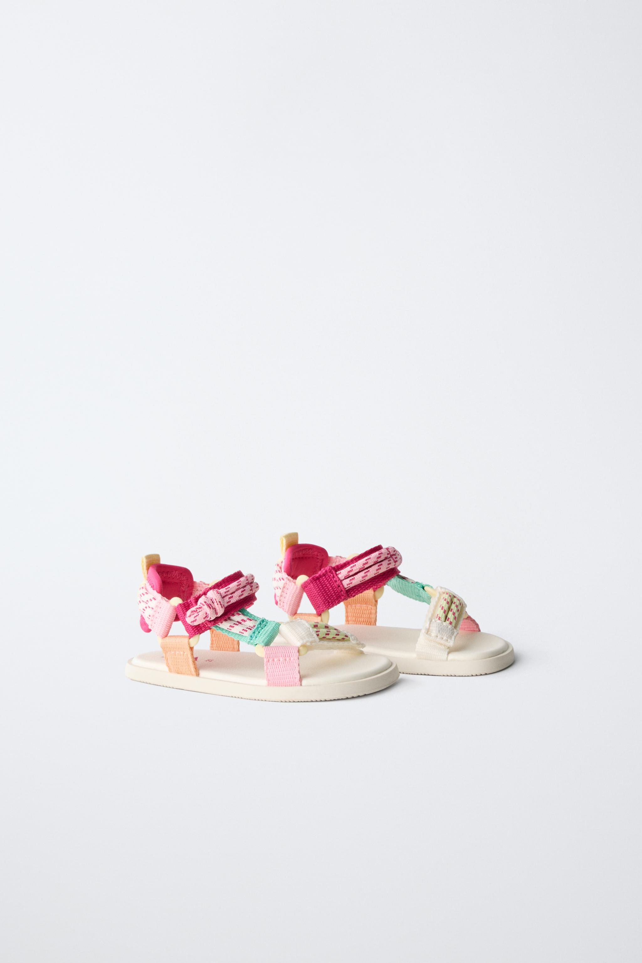 MULTI-COLOR BAREFOOT TECHNICAL SANDALS — Pink (alternate view)