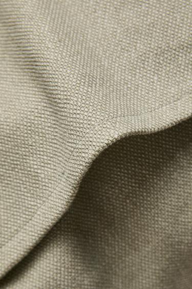 HOUSSE DE COUSSIN UNIE - Vert clair de Zara - Image 4