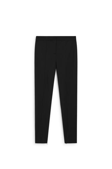 Skinny fit pants with zip hem - LIMITED EDITION — Black 2