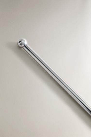 SILVER METAL BATHROOM TOILET PAPER HOLDER - Silver by Zara - Image 3