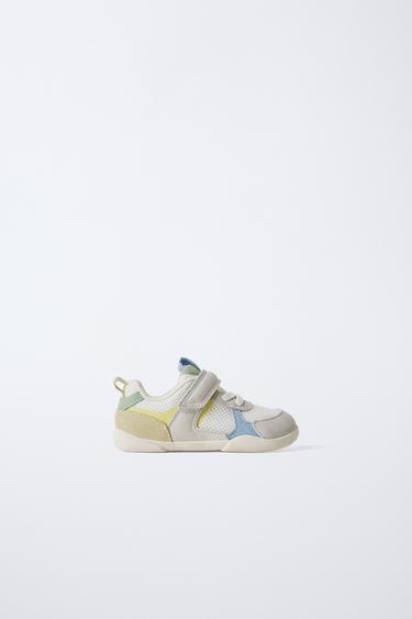 Zara BAREFOOT COLORFUL SNEAKERS - Blue