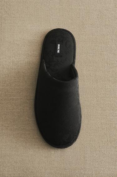 JACQUARD MULE SLIPPERS - Black by Zara - Image 5