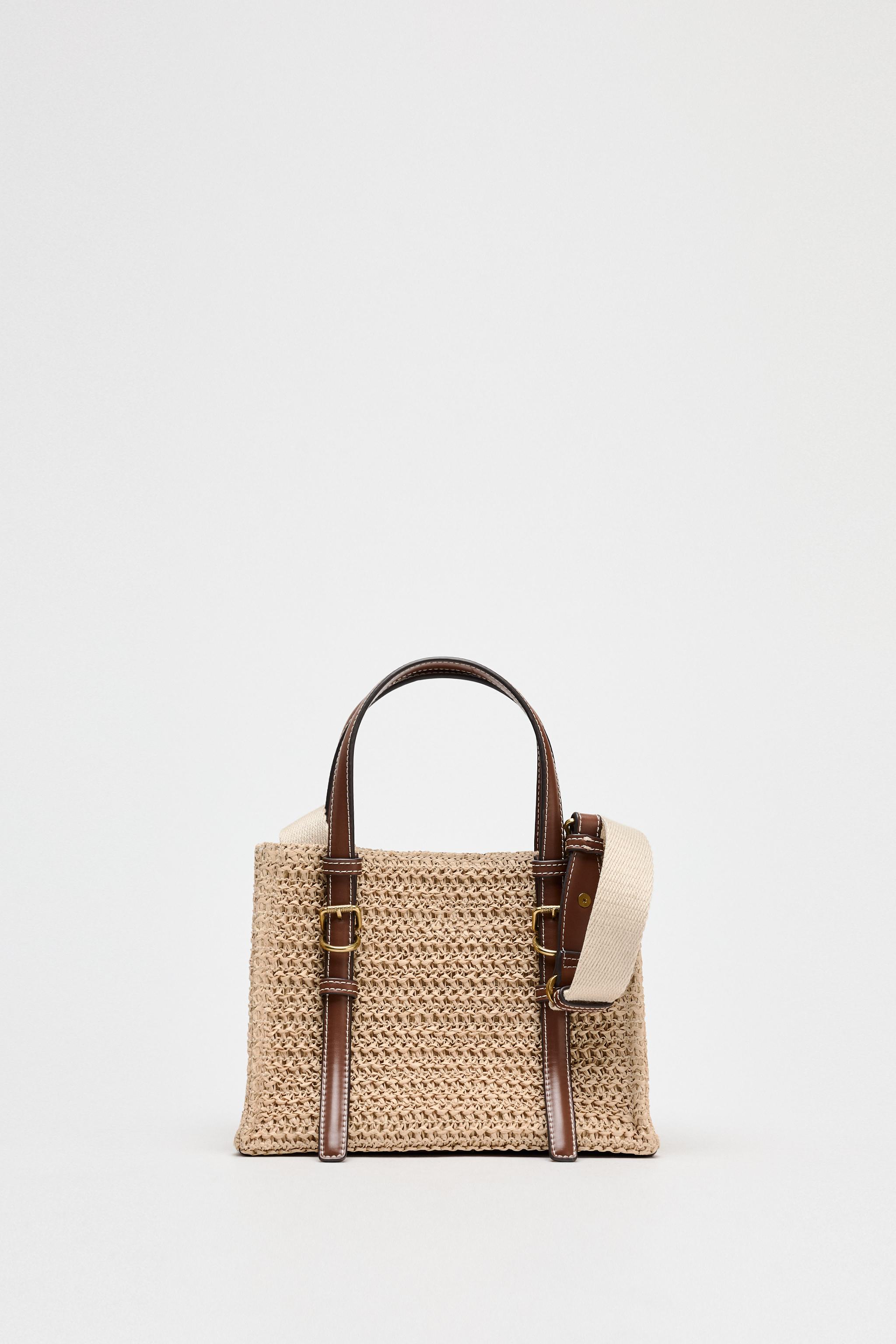 BRAIDED MINI TOTE BAG - Light beige | ZARA Australia