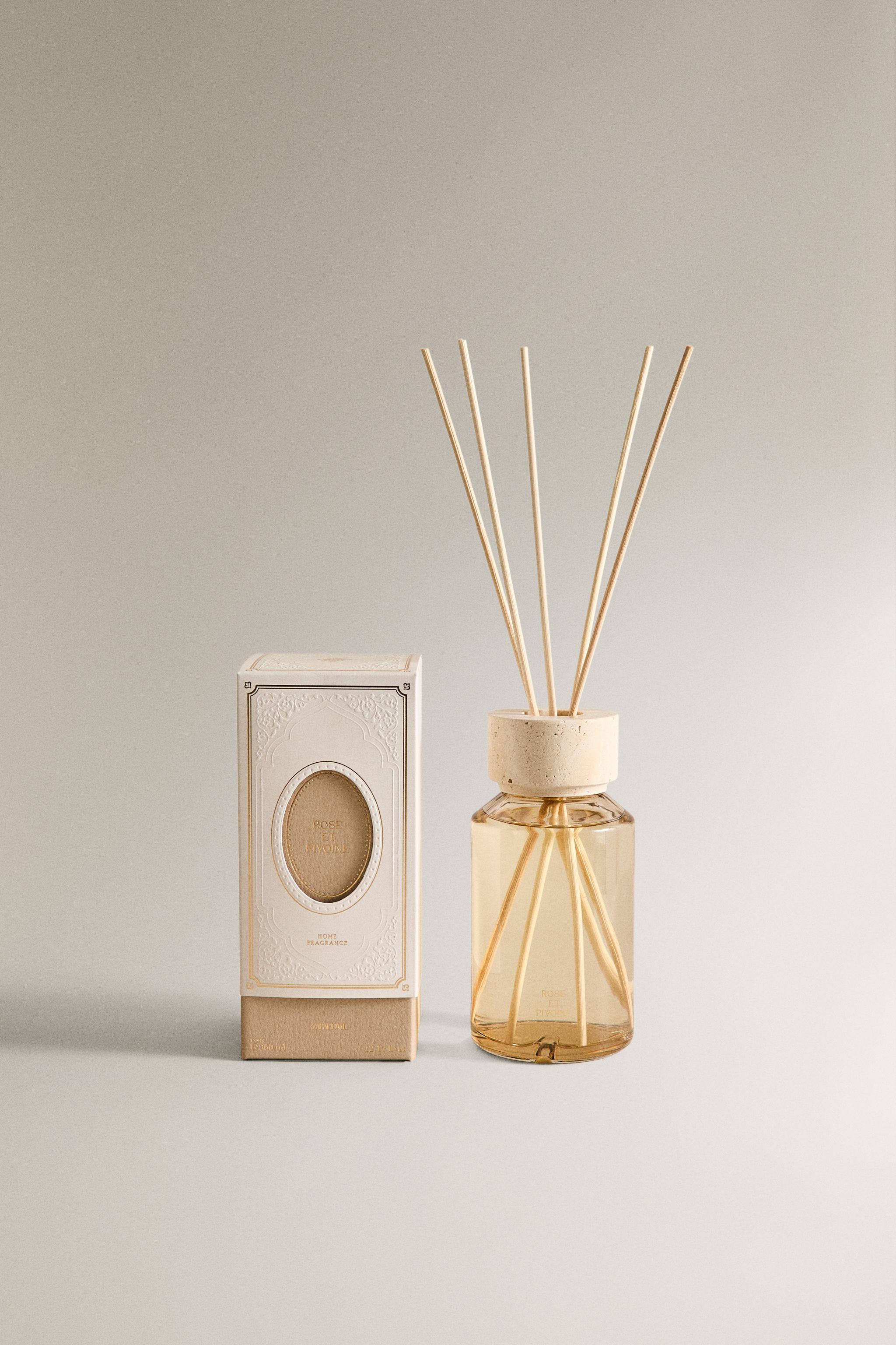 (360 ML) ROSE ET PIVOINE REED DIFFUSER — Pink / White