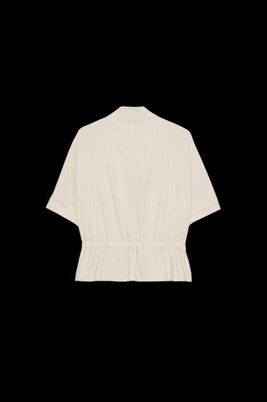CAMISA SAFARI CON LINO - Arena de Zara